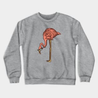 Cool Flamingo with Sunglasses Crewneck Sweatshirt